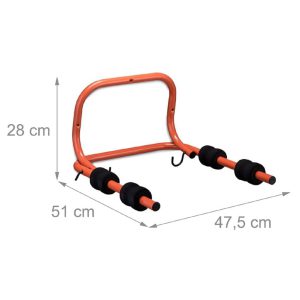 bicycle wall mount for 2 wheels