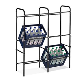 beverage crate rack for 5 crates