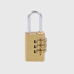 brass combination padlock