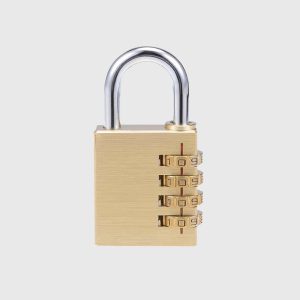 brass combination padlock