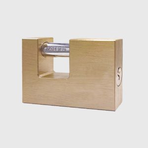 rectangle type brass padlock