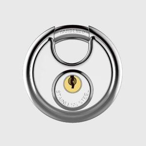 round shape stainless steel padlock