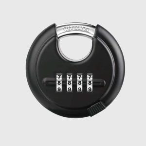 round shape stainless steel padlock