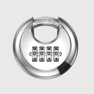 round shape stainless steel padlock