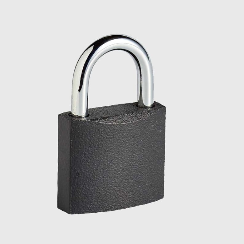 iron padlock