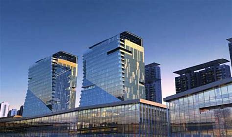 Verified security hardware manufacturer corporate office headquarters, modern commercial building background for custom lock factory supplier.