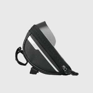Wholesale heavy-duty bicycle top tube bag with sun visor, water-resistant cycling front frame phone touch screen pouch factory supplier.