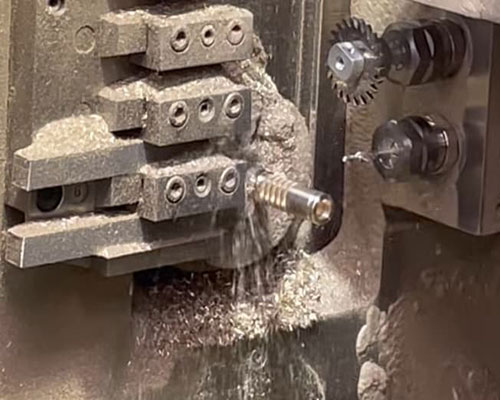 Verified custom lock precision CNC lathe machining process, heavy-duty automatic metal cutting hardware manufacturing factory direct supplier.